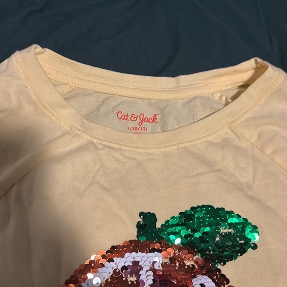 Cat and Jack shirt. Girls large 10-12 NWOT - Picture 2 of 4